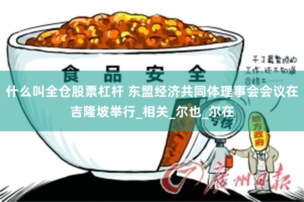 什么叫全仓股票杠杆 东盟经济共同体理事会会议在吉隆坡举行_相关_尔也_尔在