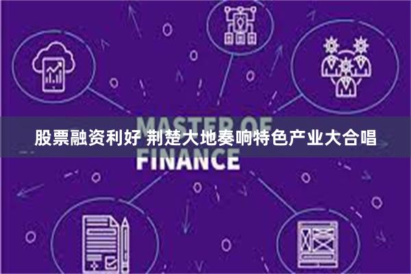 股票融资利好 荆楚大地奏响特色产业大合唱